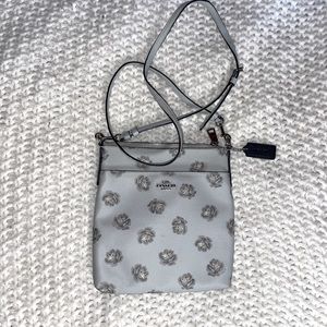 COACH KITT Floral Print Messenger Crossbody